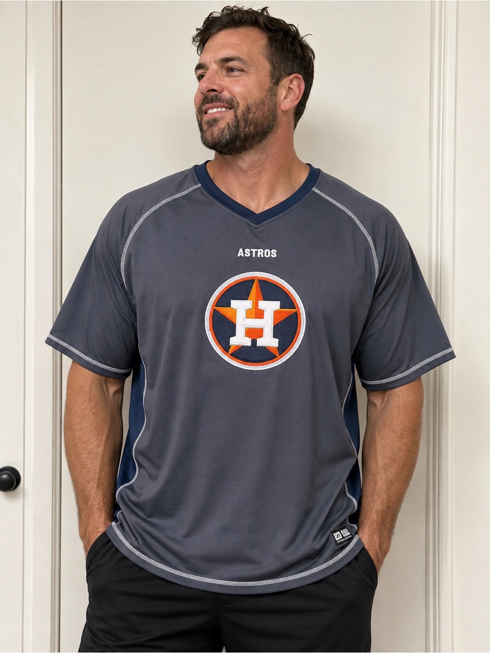 Vintage Houston Astros Pullover Jersey Dynasty Officisl Merch Men’s XXL